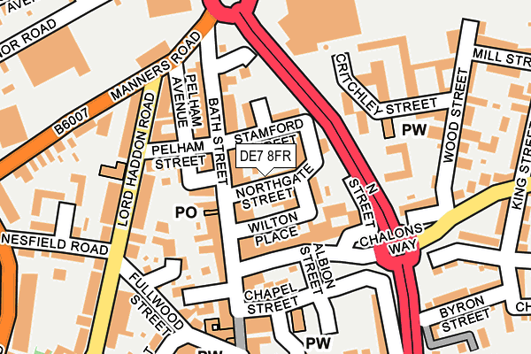 DE7 8FR map - OS OpenMap – Local (Ordnance Survey)