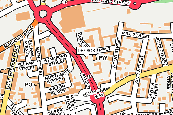 DE7 8GB map - OS OpenMap – Local (Ordnance Survey)