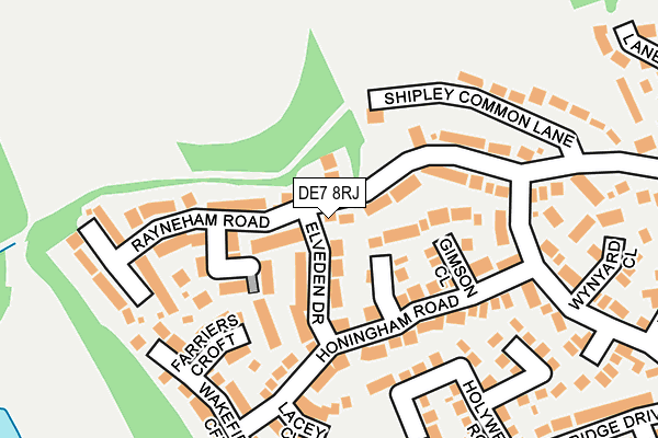 Map of HALLAM SAFETY LTD at local scale