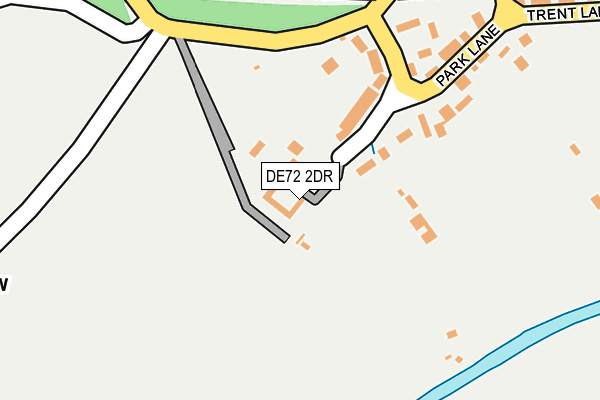 DE72 2DR map - OS OpenMap – Local (Ordnance Survey)