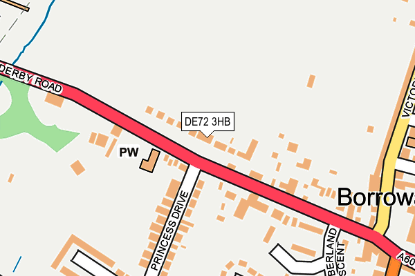Map of LANE 1 SPORTS MANAGEMENT LIMITED at local scale
