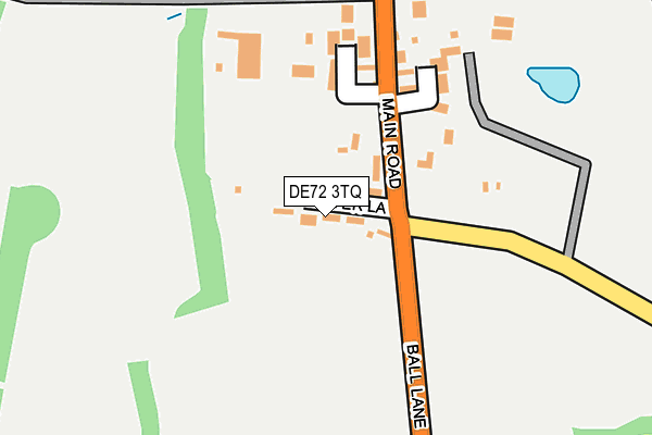 DE72 3TQ map - OS OpenMap – Local (Ordnance Survey)