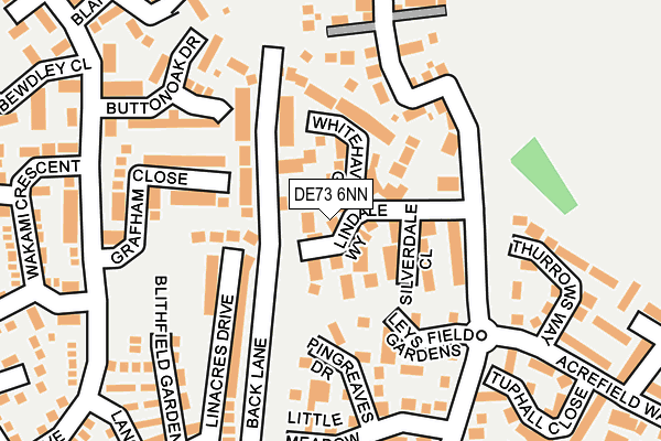 DE73 6NN map - OS OpenMap – Local (Ordnance Survey)