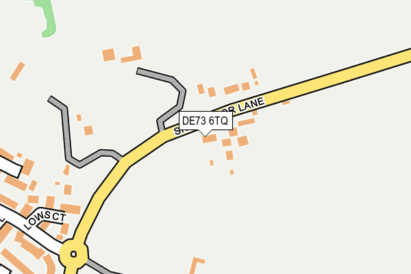 DE73 6TQ map - OS OpenMap – Local (Ordnance Survey)