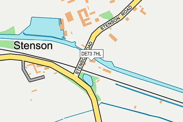 DE73 7HL map - OS OpenMap – Local (Ordnance Survey)