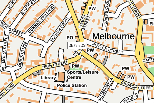 Map of MELBOURNE SWEETS AND TREATS LIMITED at local scale