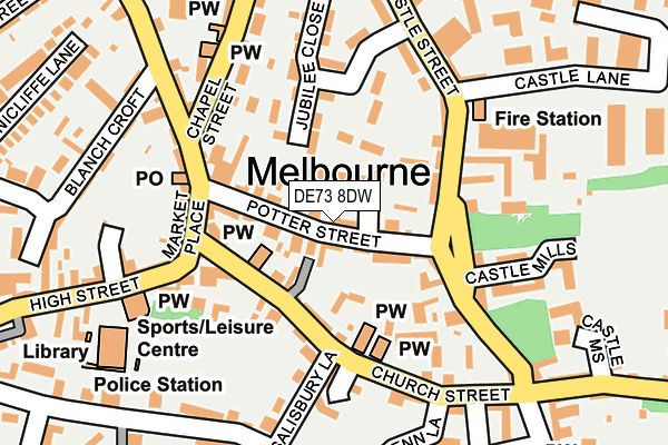 Map of MME CLEANING SERVICES LTD at local scale