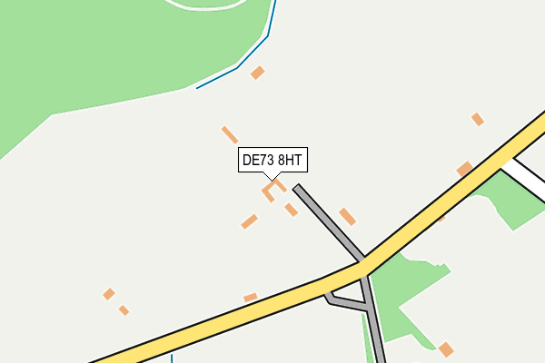 DE73 8HT map - OS OpenMap – Local (Ordnance Survey)