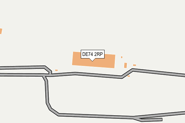 DE74 2RP map - OS OpenMap – Local (Ordnance Survey)