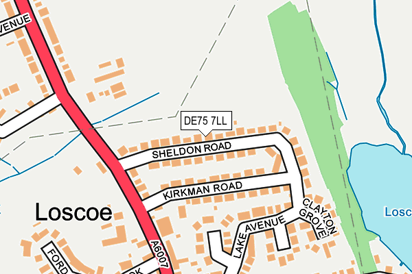 Map of DJL HOUSING LTD at local scale