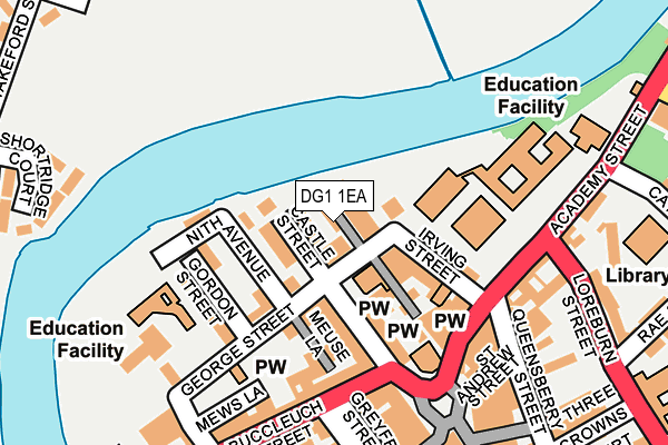 Map of GORDON STREET STUDIOS LIMITED at local scale