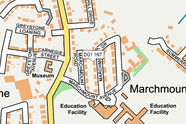 DG1 1NT map - OS OpenMap – Local (Ordnance Survey)