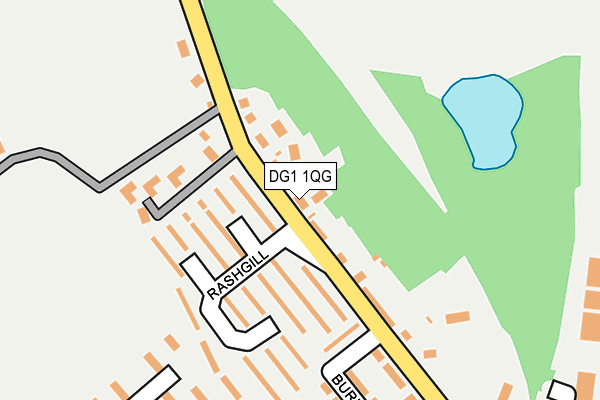 DG1 1QG map - OS OpenMap – Local (Ordnance Survey)