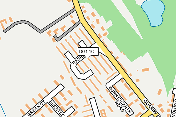 DG1 1QL map - OS OpenMap – Local (Ordnance Survey)