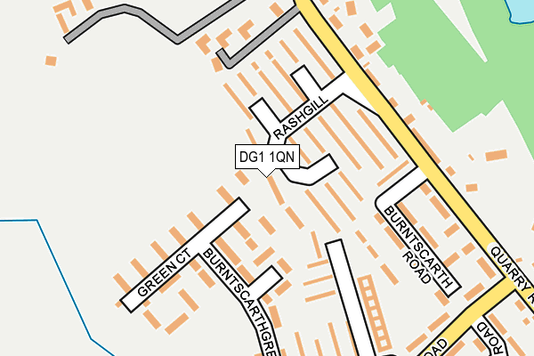 DG1 1QN map - OS OpenMap – Local (Ordnance Survey)