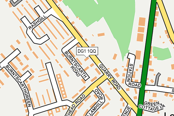 DG1 1QQ map - OS OpenMap – Local (Ordnance Survey)