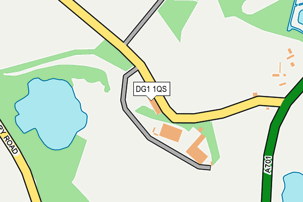 DG1 1QS map - OS OpenMap – Local (Ordnance Survey)