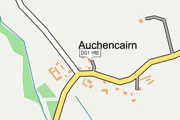 DG1 1RE map - OS OpenMap – Local (Ordnance Survey)