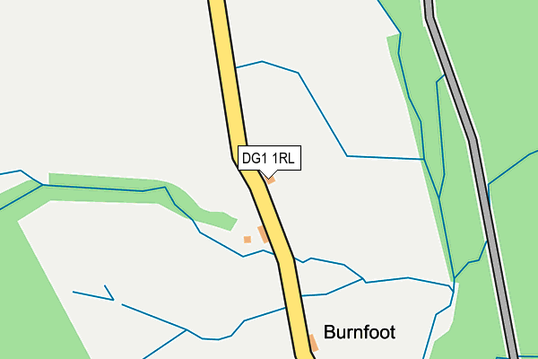 DG1 1RL map - OS OpenMap – Local (Ordnance Survey)