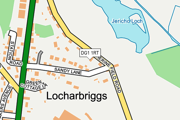 DG1 1RT map - OS OpenMap – Local (Ordnance Survey)