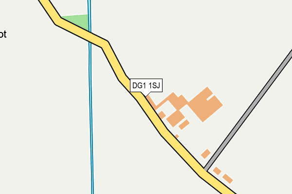 DG1 1SJ map - OS OpenMap – Local (Ordnance Survey)