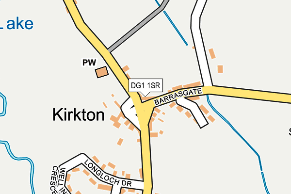 DG1 1SR map - OS OpenMap – Local (Ordnance Survey)