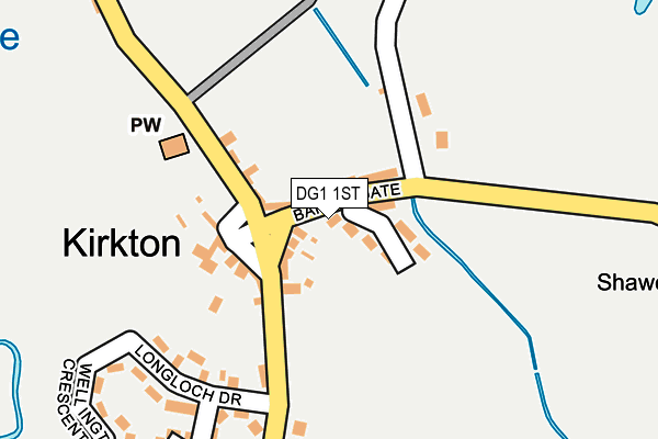 DG1 1ST map - OS OpenMap – Local (Ordnance Survey)