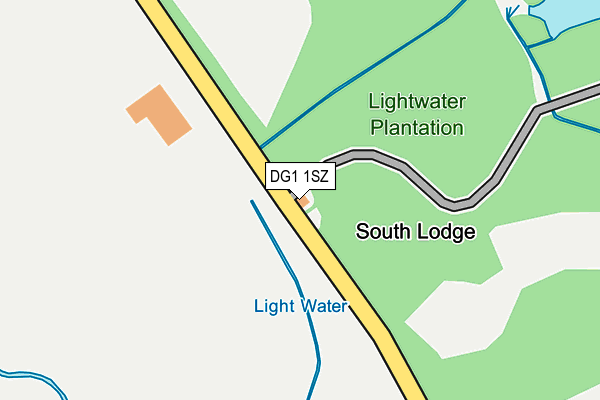 DG1 1SZ map - OS OpenMap – Local (Ordnance Survey)