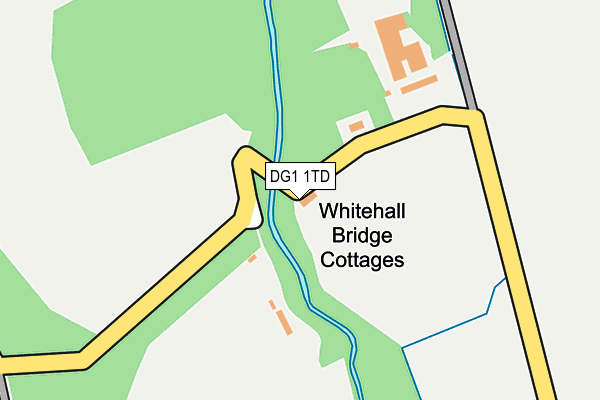 DG1 1TD map - OS OpenMap – Local (Ordnance Survey)