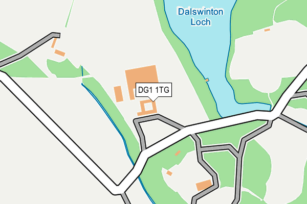 DG1 1TG map - OS OpenMap – Local (Ordnance Survey)