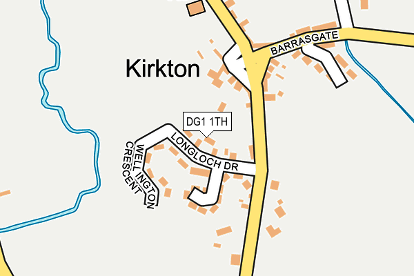 DG1 1TH map - OS OpenMap – Local (Ordnance Survey)