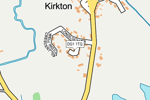 DG1 1TQ map - OS OpenMap – Local (Ordnance Survey)