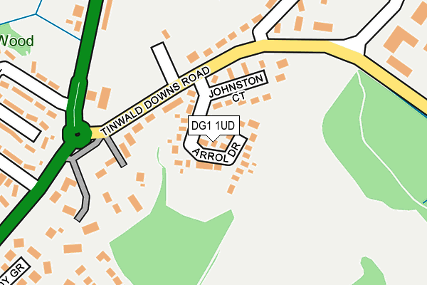 DG1 1UD map - OS OpenMap – Local (Ordnance Survey)