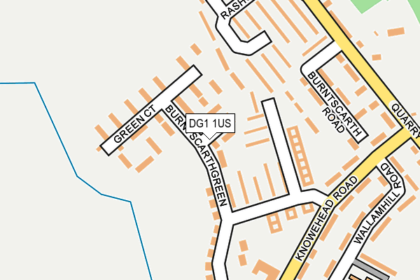 DG1 1US map - OS OpenMap – Local (Ordnance Survey)