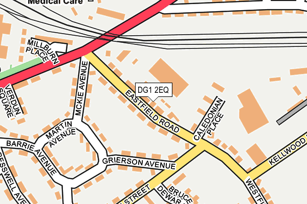 DG1 2EQ map - OS OpenMap – Local (Ordnance Survey)