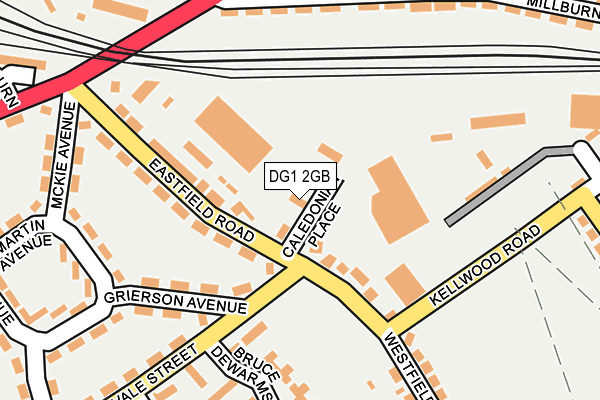 DG1 2GB map - OS OpenMap – Local (Ordnance Survey)