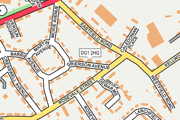 DG1 2HQ map - OS OpenMap – Local (Ordnance Survey)