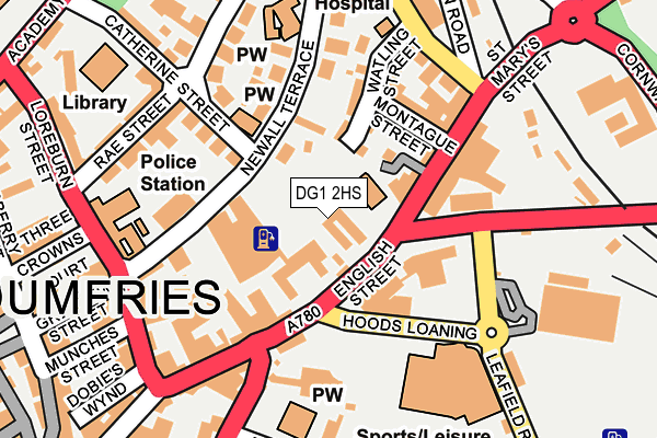 DG1 2HS map - OS OpenMap – Local (Ordnance Survey)