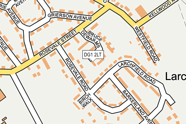 DG1 2LT map - OS OpenMap – Local (Ordnance Survey)