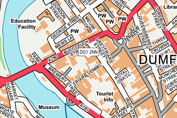 DG1 2NN map - OS OpenMap – Local (Ordnance Survey)