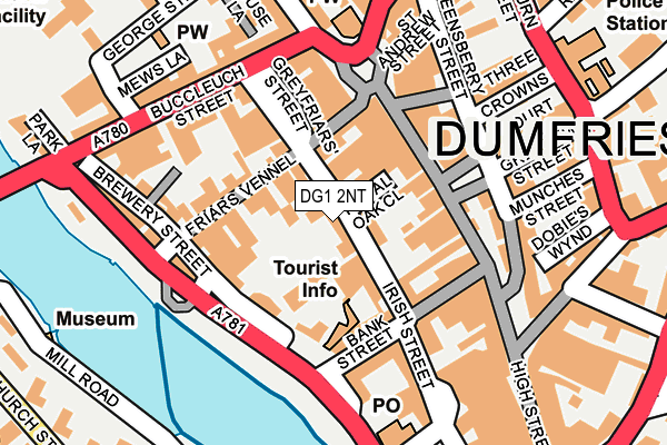 DG1 2NT map - OS OpenMap – Local (Ordnance Survey)