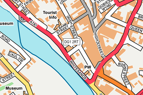DG1 2RT map - OS OpenMap – Local (Ordnance Survey)