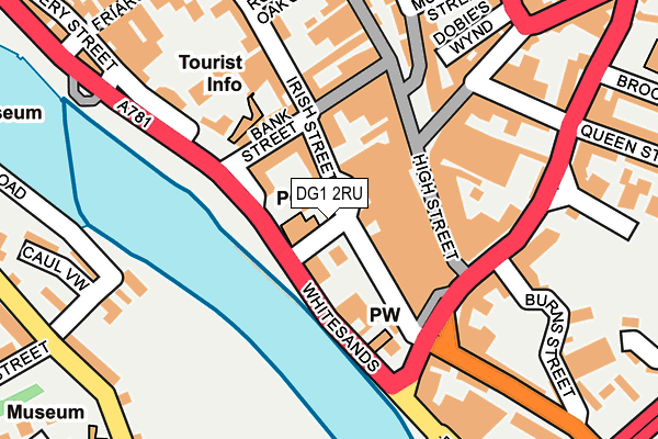 DG1 2RU map - OS OpenMap – Local (Ordnance Survey)