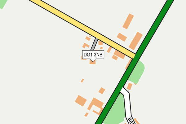 DG1 3NB map - OS OpenMap – Local (Ordnance Survey)