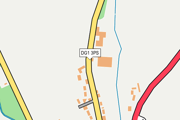 DG1 3PS map - OS OpenMap – Local (Ordnance Survey)