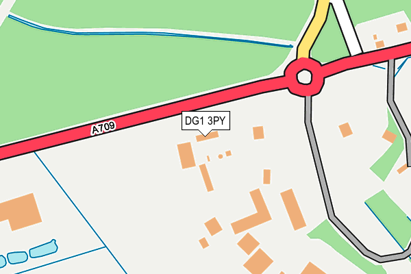 DG1 3PY map - OS OpenMap – Local (Ordnance Survey)