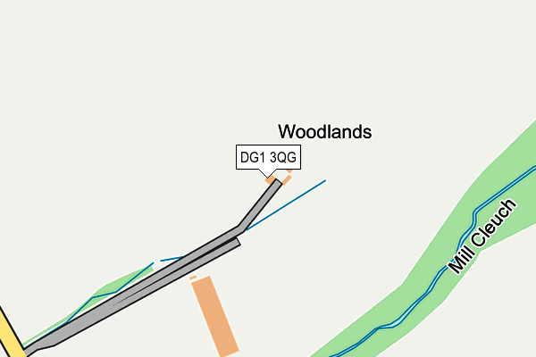 DG1 3QG map - OS OpenMap – Local (Ordnance Survey)