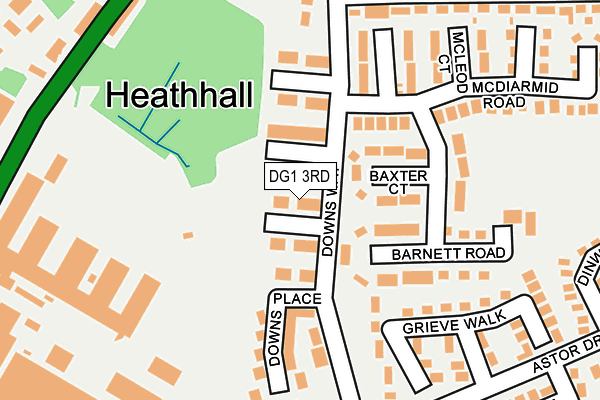 DG1 3RD map - OS OpenMap – Local (Ordnance Survey)