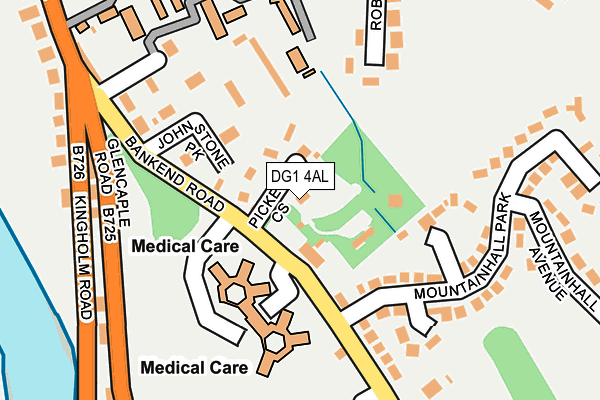 DG1 4AL map - OS OpenMap – Local (Ordnance Survey)