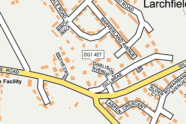 DG1 4ET map - OS OpenMap – Local (Ordnance Survey)